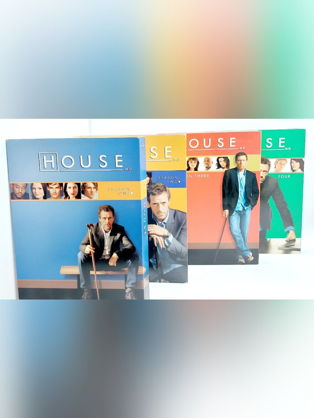 House M.D. Complete Seasons 1 2 3 4 DVD Box Set Lot Hugh Laurie